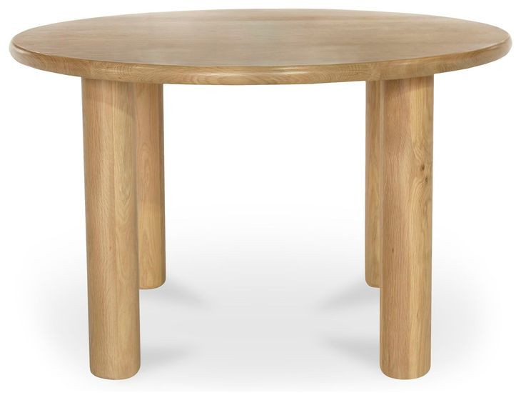 Milo Light Oak Round Dining Room Set