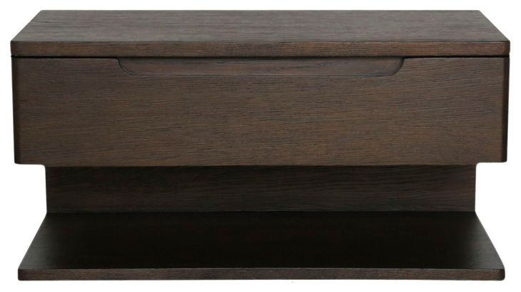 Jonah Dark Brown 1 Drawer Floating Nightstand