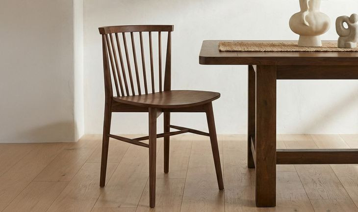 Marley Walnut Dining Chair Set of 2