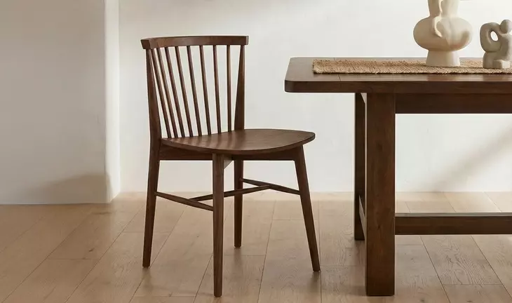 Marley Walnut Dining Chair Set of 2
