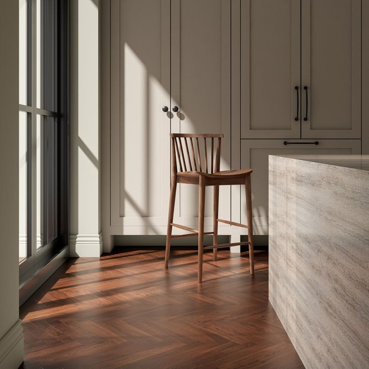 Marley Walnut Counter Height Stool