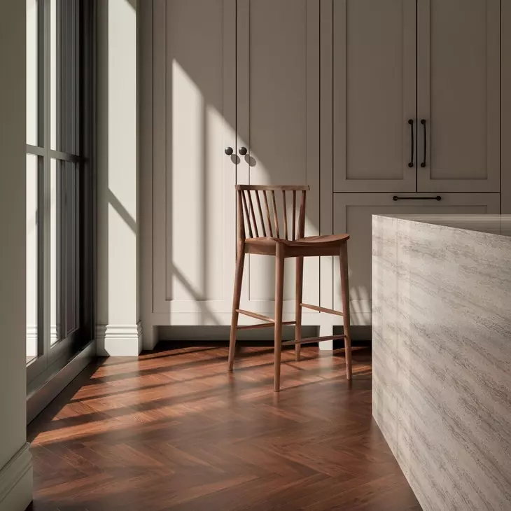 Marley Walnut Counter Height Stool