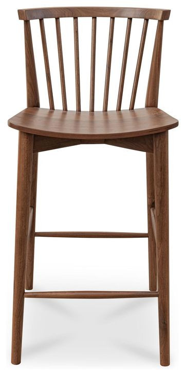 Marley Walnut Counter Height Stool