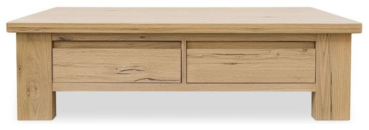 Graham Rustic Oak Rectangular Coffee Table