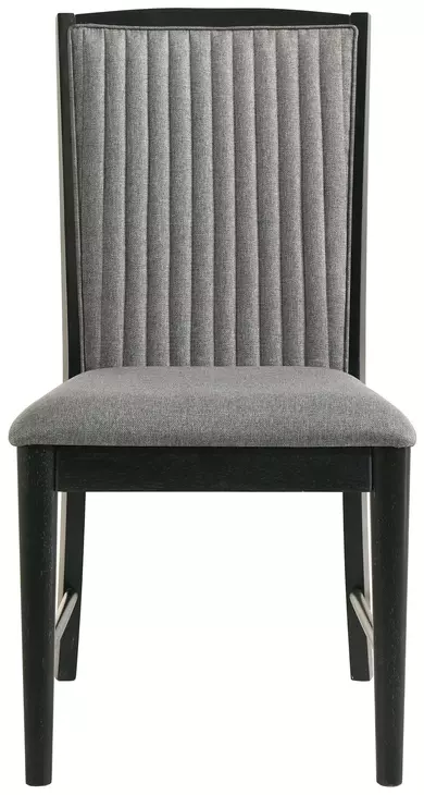 Skyline Gray Upholstered Dining Side Chair Set of 2