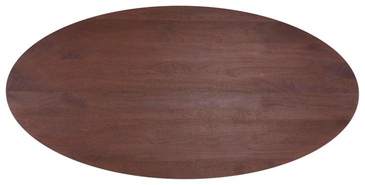 Calabasas Toffee Nut 86" Oval Dining Table