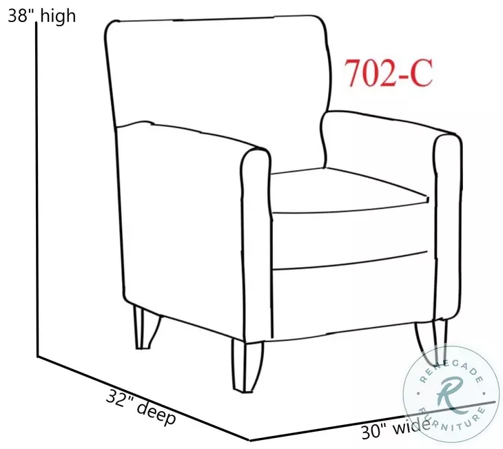 Elise Mundo Mystic Rounded Arms Accent Chair