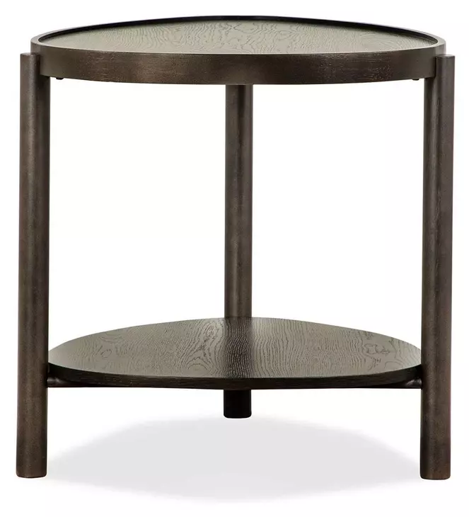 Hadleigh Black Coffee Bean Free Form Accent End Table