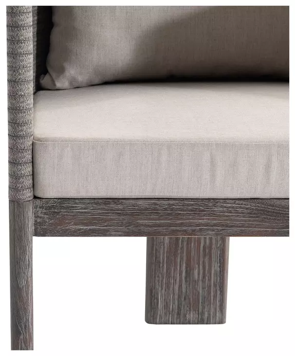 Rialto Beige Upholstered Outdoor Arm Chair