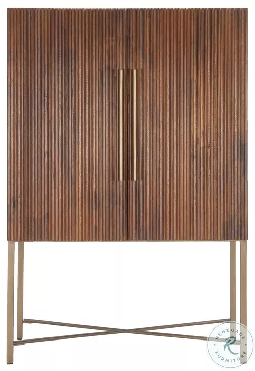 Manhattan Honey Brown Bar Cabinet