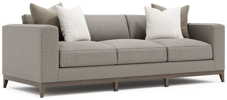 Noel Gray 100" Sofa with Pillows