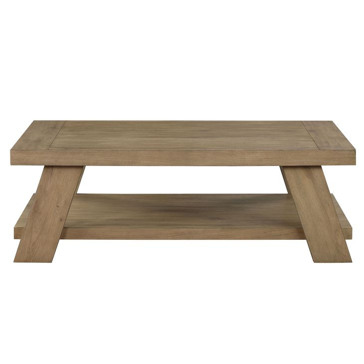 Orinda Brown Rectangular Coffee Table