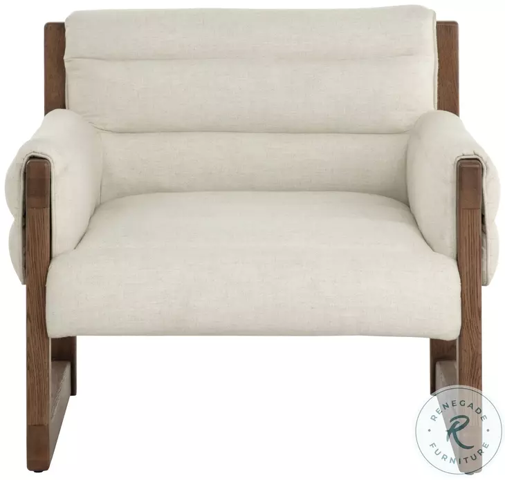 Whitby Geralt Linen Lounge Chair