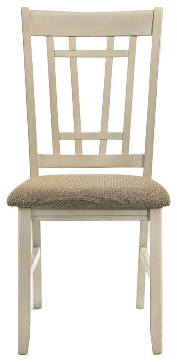 Mission Casuals Brown Upholstered Lattice Chair