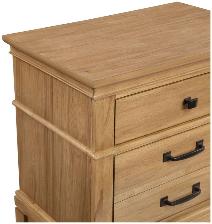 Sunstone Honey Brown 3 Drawer Nightstand