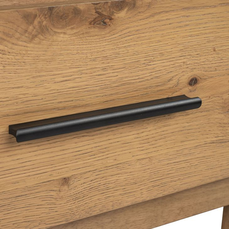 Davenport Rustic Caramel King Storage Panel Bed