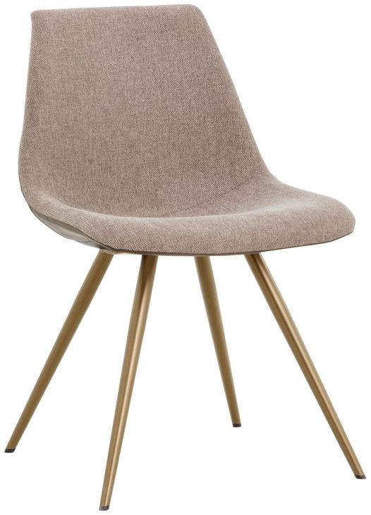 Lilo Belfast Oyster Shell Upholstered Dining Chair