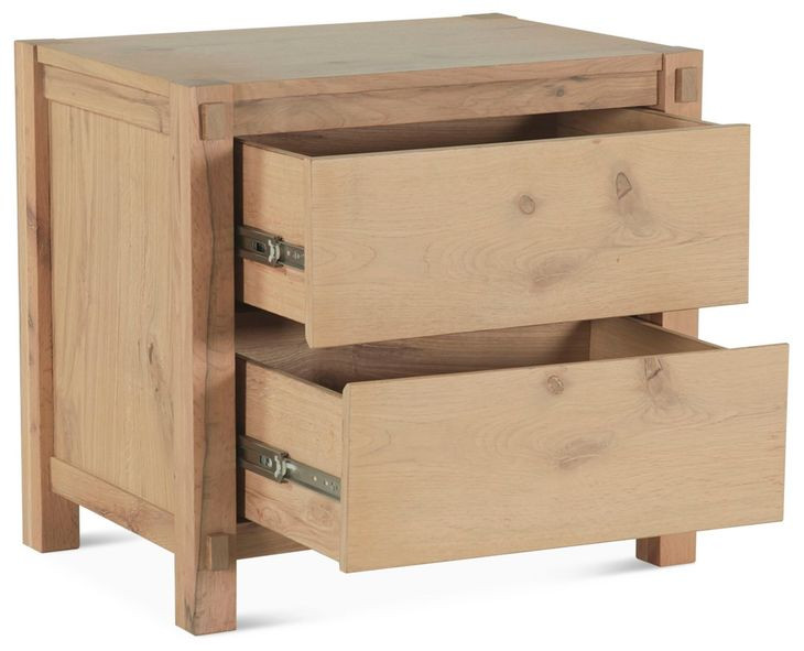 Alpine Distressed Oak Platform Bedroom Set