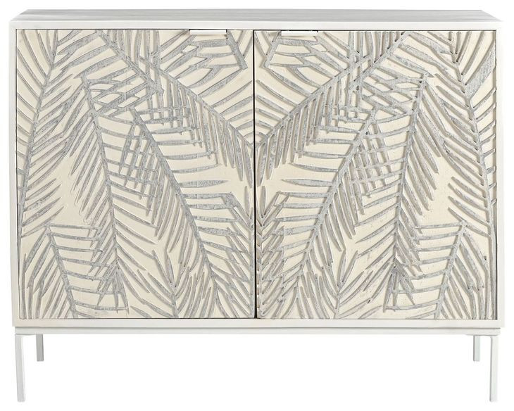 Isla Coastal White 2 Door Bar Cabinet