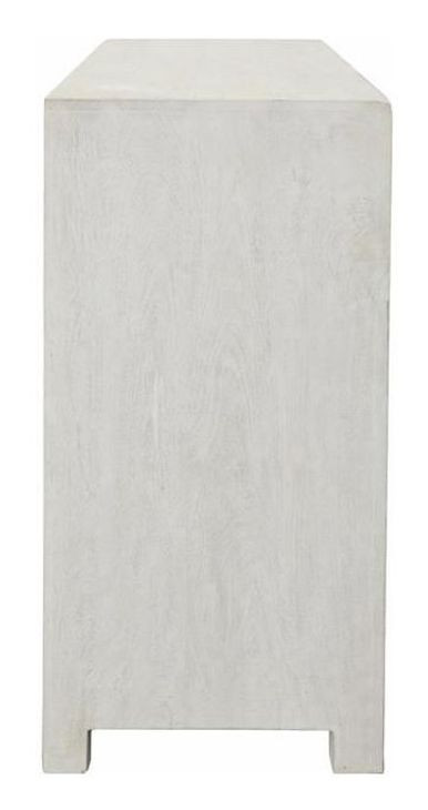 Isla Distressed White 4 Door Sideboard