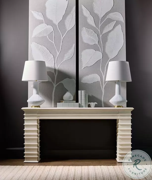 Mercantile Alabaster Melrose Console Table