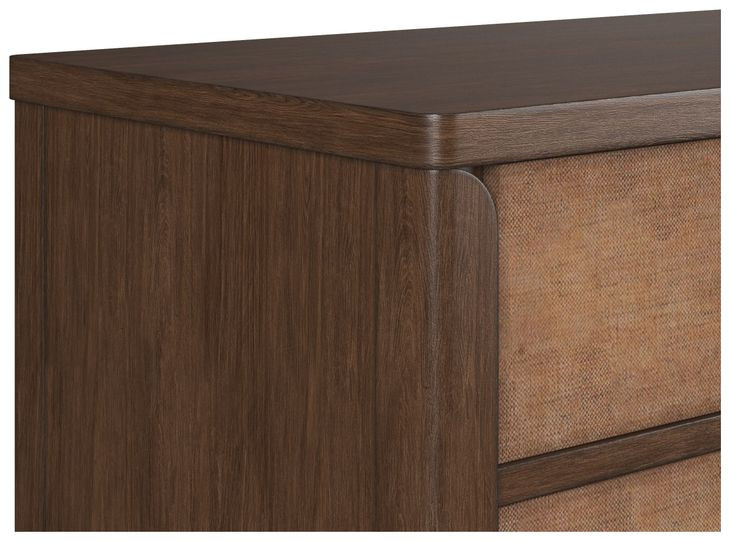 Verge Handcrafted Walnut 7 Drawer Dresser