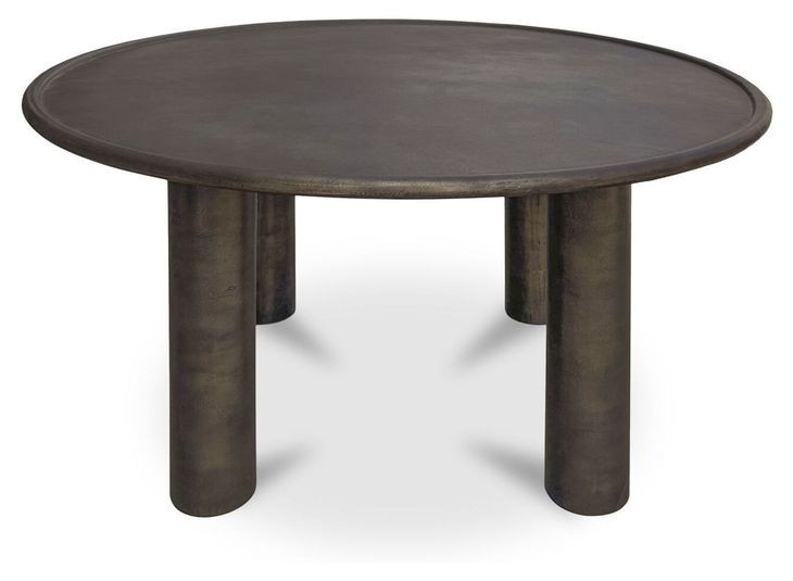 Deacon Deep Bronze Outdoor 60" Round Dining Table