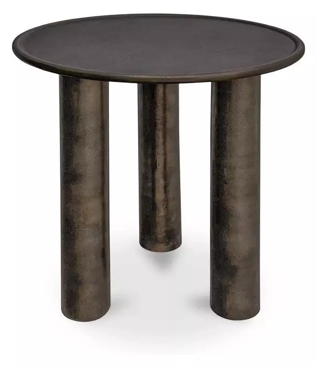 Deacon Deep Bronze Outdoor Round Side Table