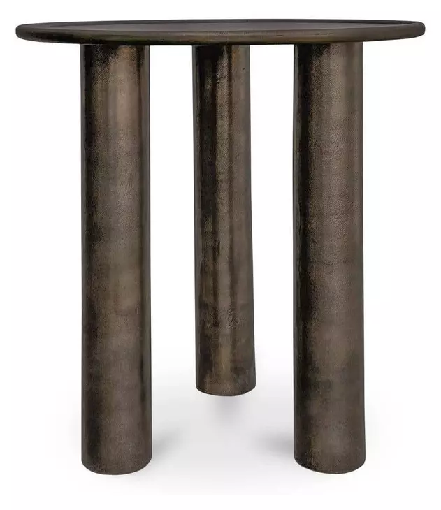 Deacon Deep Bronze Outdoor Round Side Table