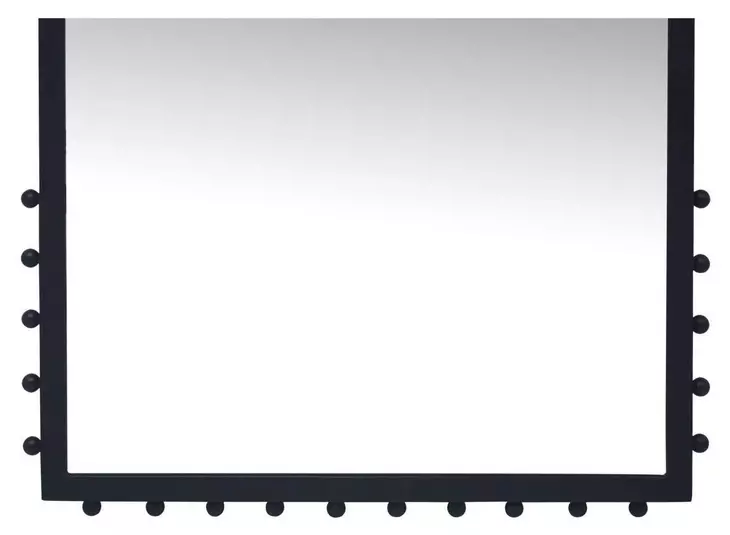 Figaro Black Rectangular Floor Mirror