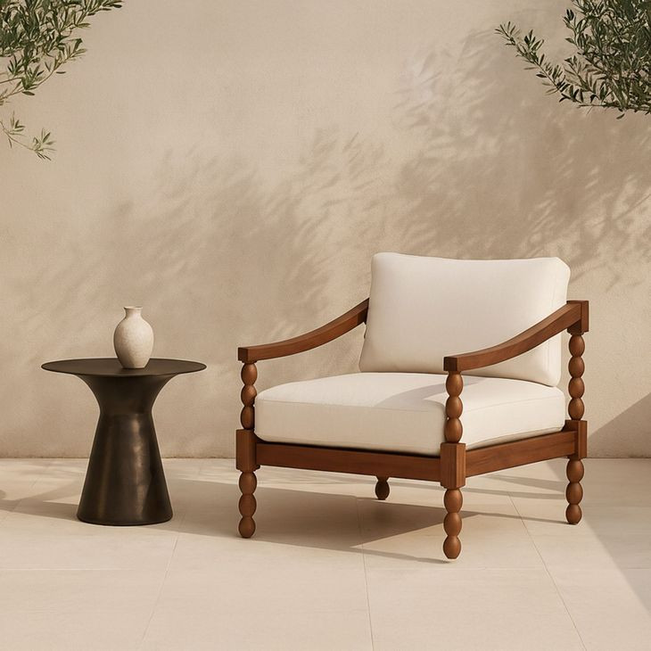 Bardo Deep Bronze Outdoor Round Accent Table