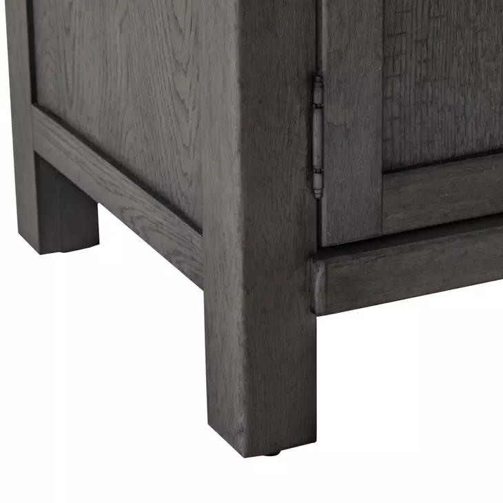 Living Room Console Gray 78" TV Stand with Fireplace Console