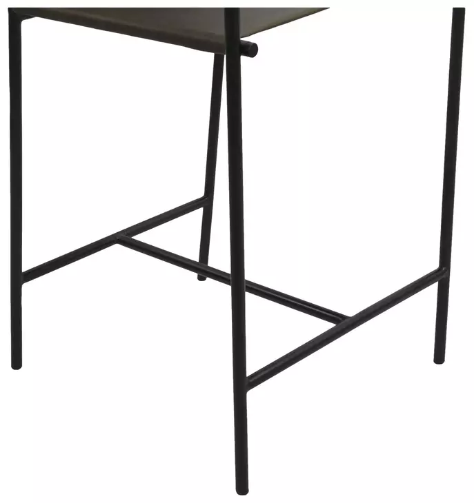 Sutton Olive Green Leather Upholstered Counter Height Chair