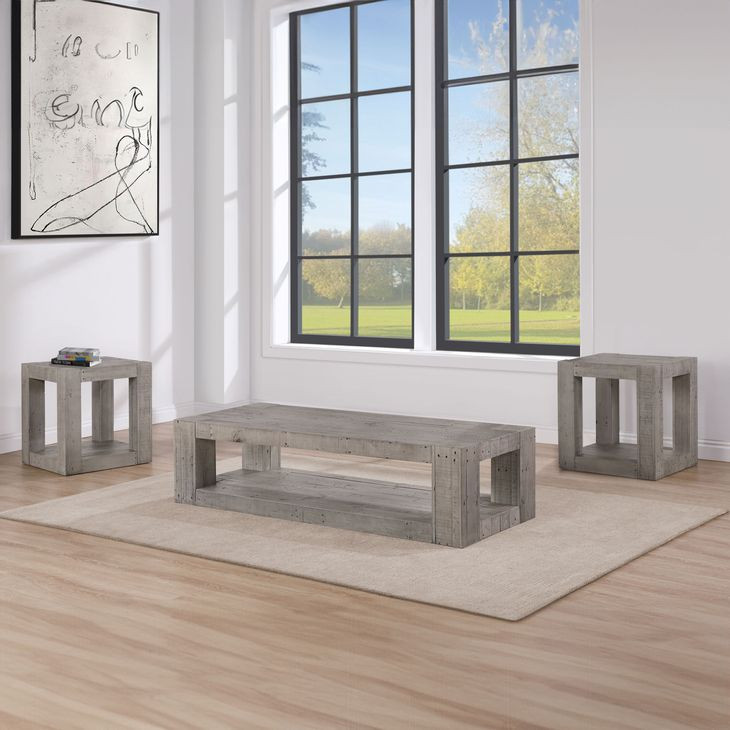 Pinedale Gray Square End Table