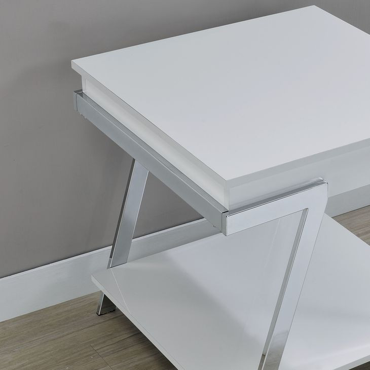 Zena White Lift Top Occasional Table Set