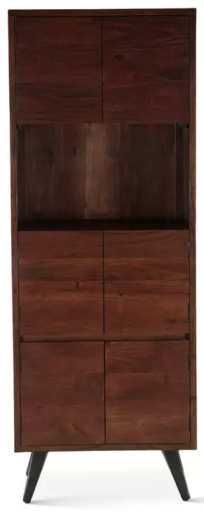 Knoxville Walnut 6 Door Bar Cabinet