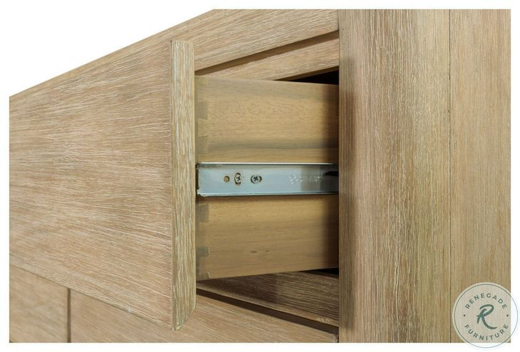 Oakridge Stylish Weathered Tan Natural 6 Drawer Dresser