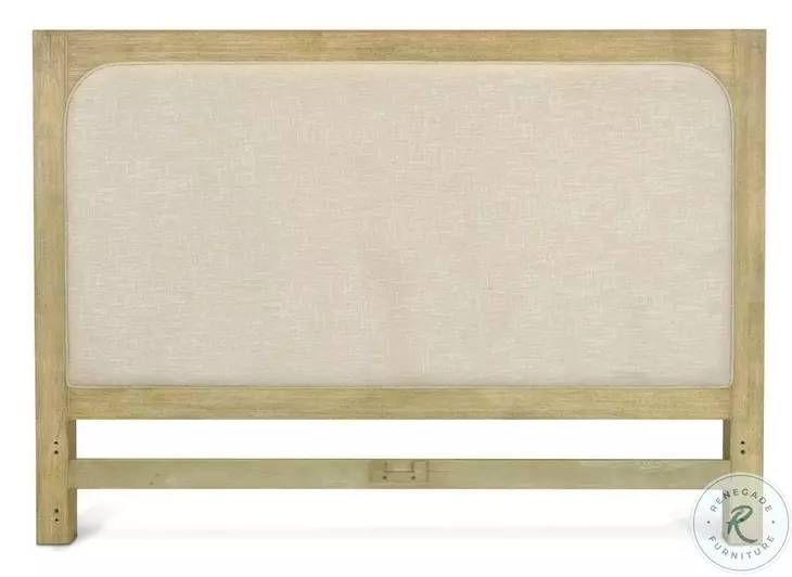 Oakridge Weathered Natural Queen Upholstered Headboard