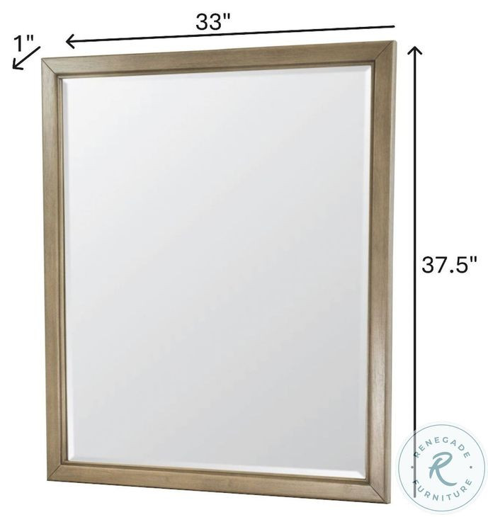 Vista Verde Muted Earth Tones and Clay Rectangular Dresser Mirror