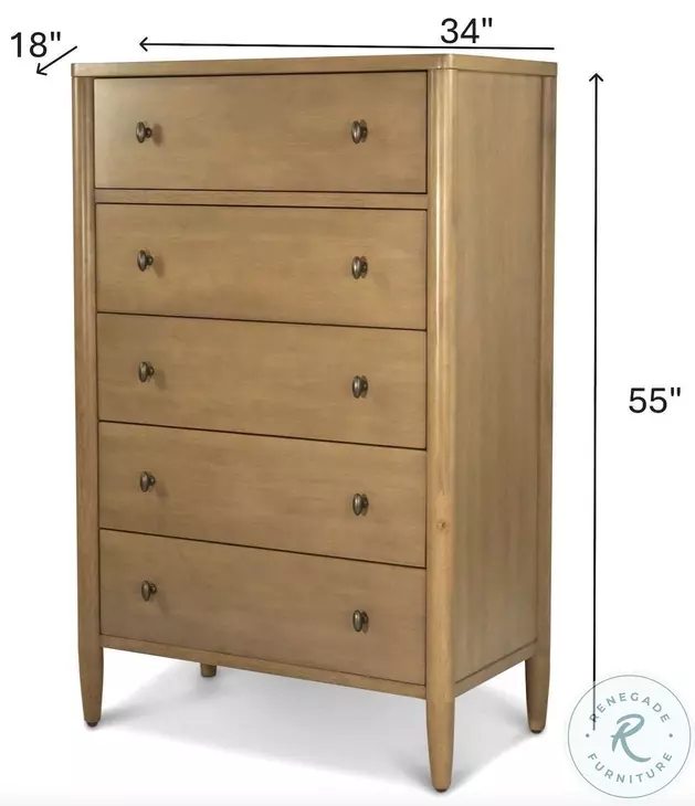 Maplewood Warm Maple Bedroom Set