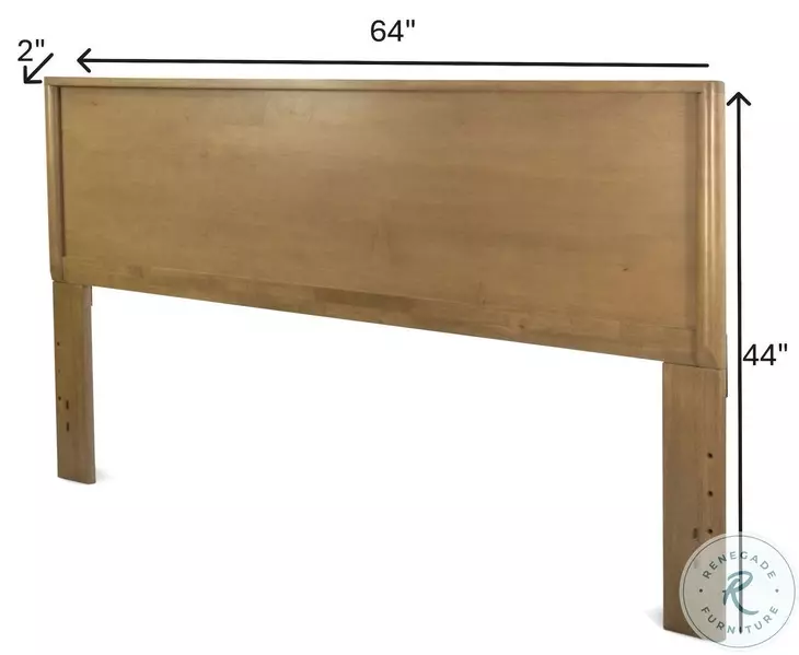 Maplewood Warm Maple Queen Headboard