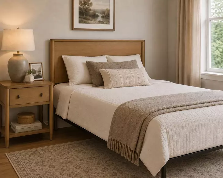 Maplewood Warm Maple Queen Headboard
