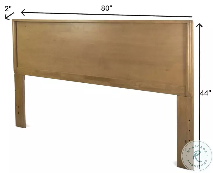 Maplewood Warm Maple King Headboard