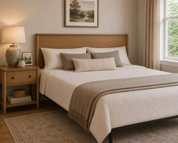Maplewood Warm Maple King Headboard