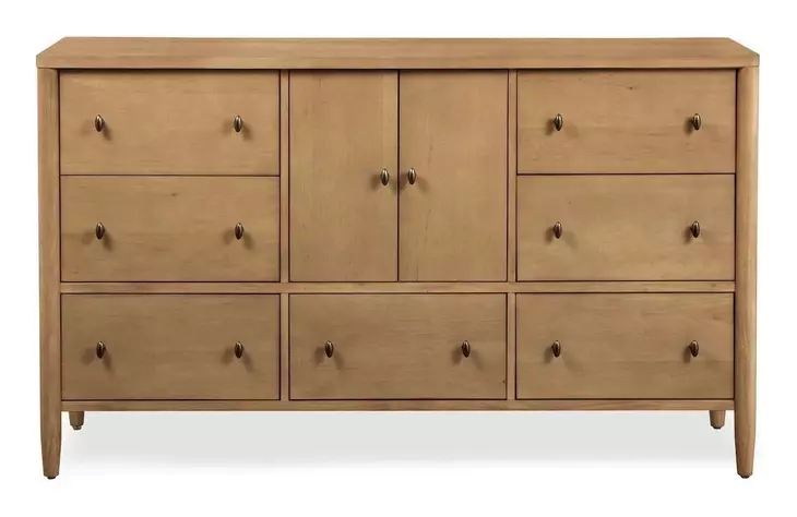 Chatham Warm Maple 7 Drawer Door Dresser