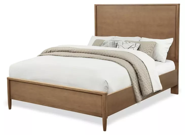Chatham Warm Maple Queen Tall Platform Bed