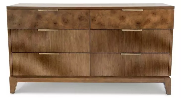 Manhattan Valley Vintage Chestnut 6 Drawer Dresser