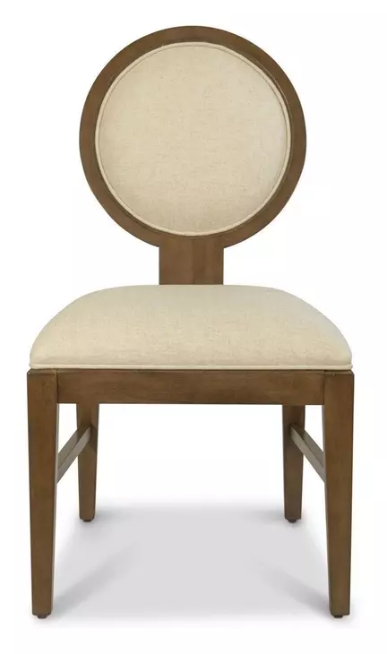 Manhattan Valley Neutral Performance Fabric Upholstered Side Chair Set of 2