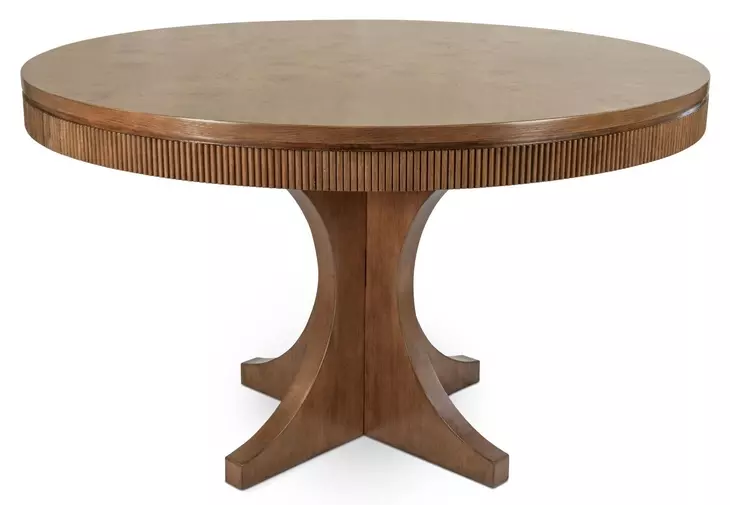 Manhattan Valley Vintage Chestnut 50" Round Dining Table