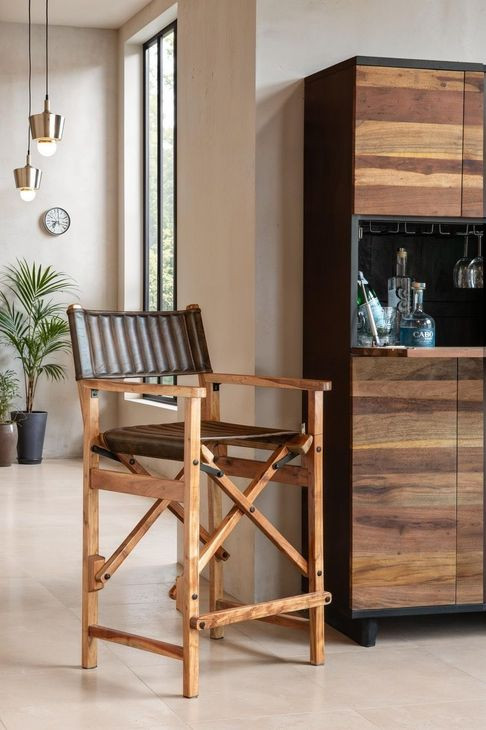 Tularosa Natural 4 Door Bar Cabinet